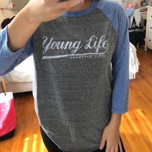Younglife sharptop baseball T-shirt